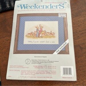 Weekenders "The Flopsy Bunnies" Beatrix Potter Counted Cross Stitch NEW